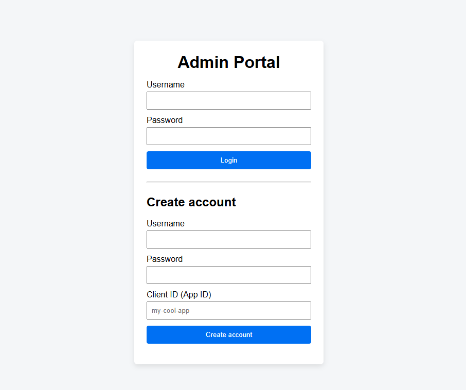 Portal Login